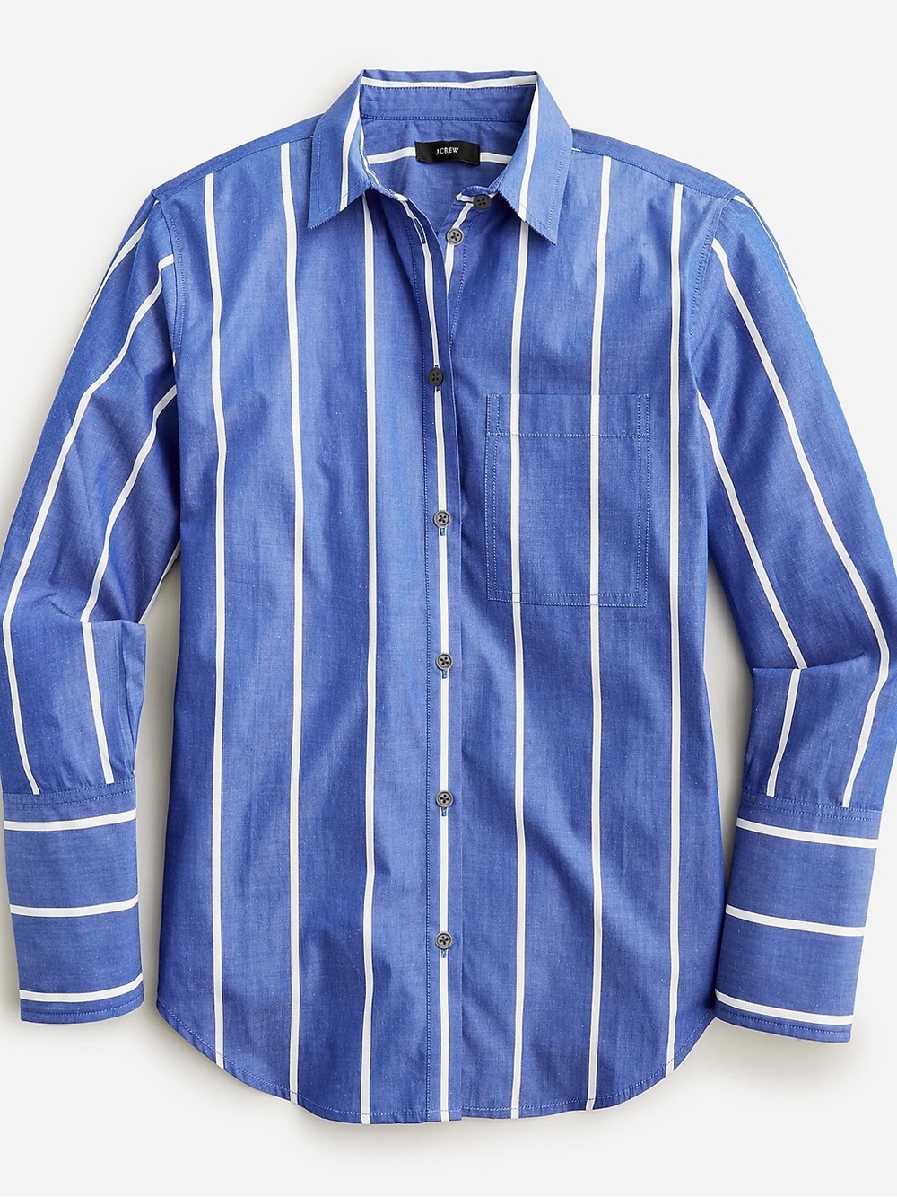 J.Crew Garçon Cotton Poplin Shirt Seaside Stripe